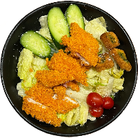 سالاد سزار با فیله سوخاری